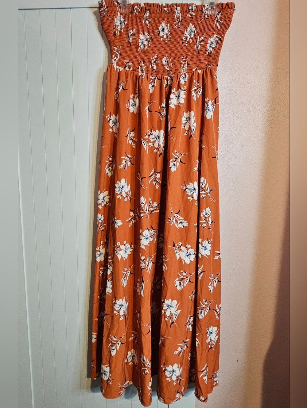 Shein Floral Smocked Dress | Size M (6) | Summer Boho Dress